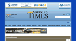 Desktop Screenshot of morning-times.com