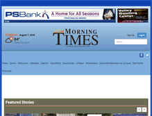 Tablet Screenshot of morning-times.com